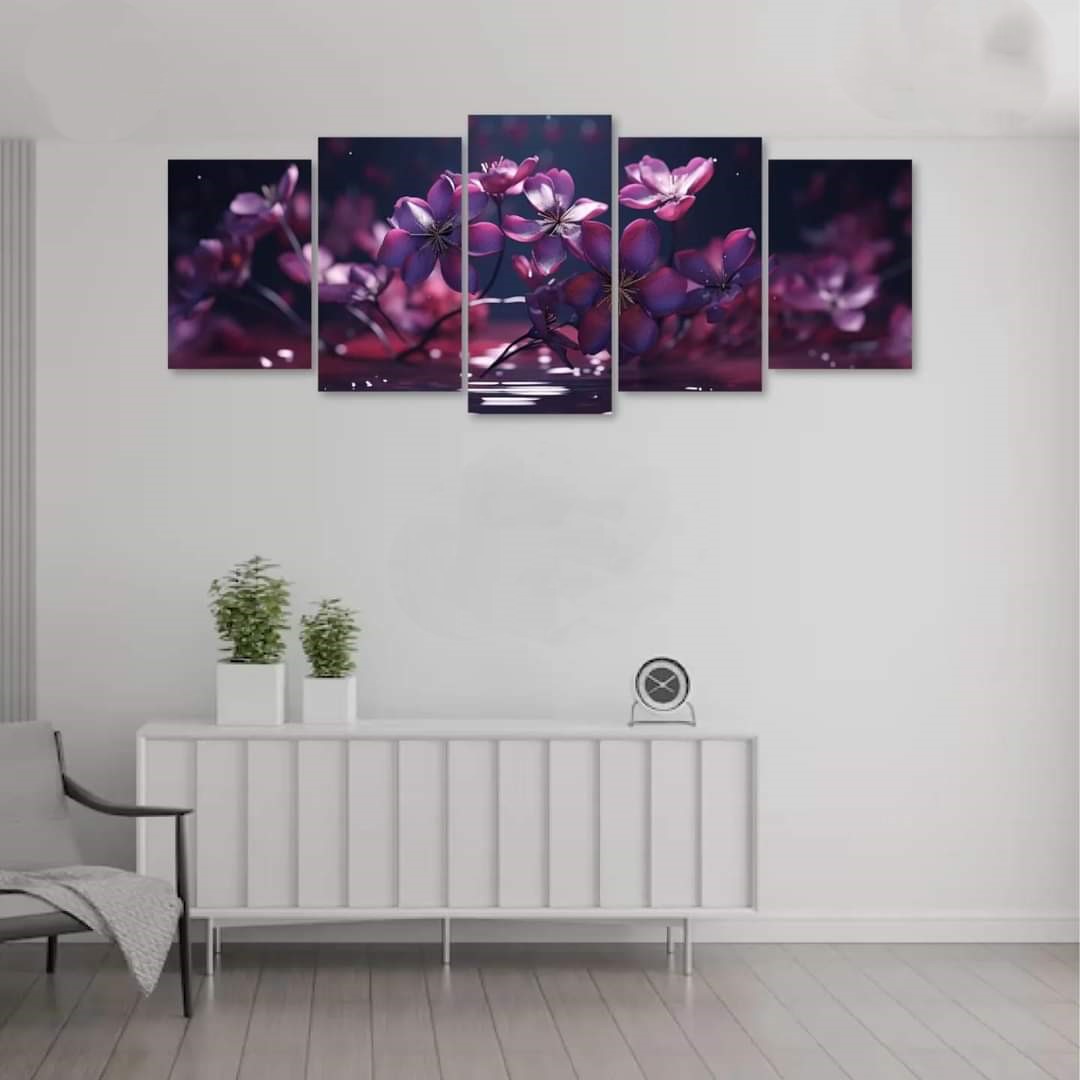 Picture of 5Pcs In 1 Set Wall Canvas Art printing