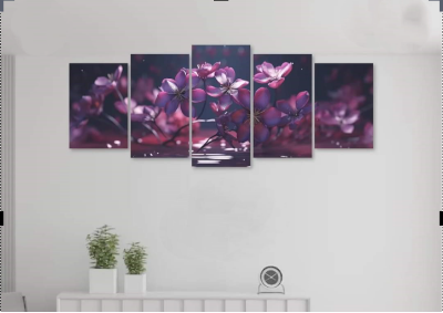 Picture of 5Pcs In 1 Set Wall Canvas Art printing