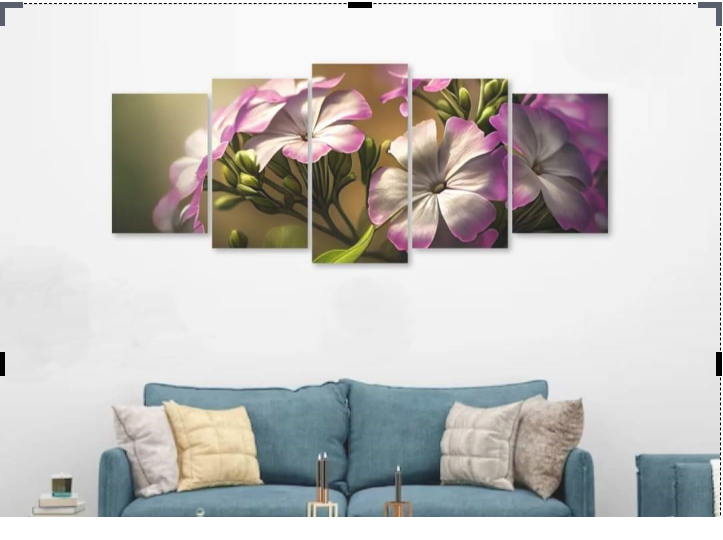 Picture of 5Pcs In 1 Set Wall Canvas Art printing