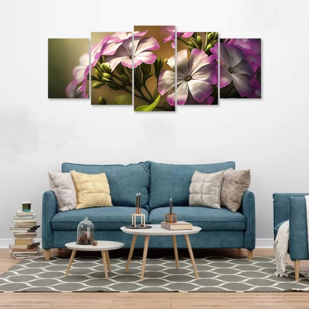 Picture of 5Pcs In 1 Set Wall Canvas Art printing