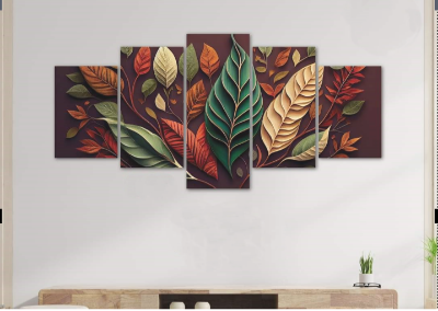 Picture of 5Pcs In 1 Set Wall Canvas Art printing