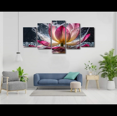 Picture of 5Pcs In 1 Set Wall Canvas Art printing