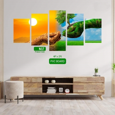Picture of 5Pcs In 1 Set Wall Canvas Art printing