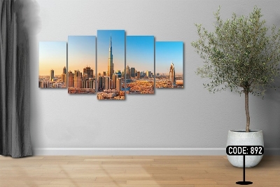 Picture of 5Pcs In 1 Set Wall Canvas Art printing