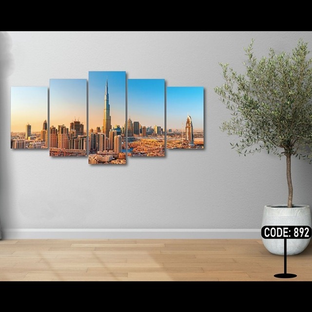 Picture of 5Pcs In 1 Set Wall Canvas Art printing