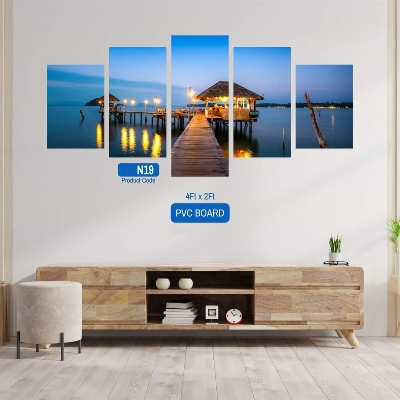 Picture of 5Pcs In 1 Set Wall Canvas Art printing