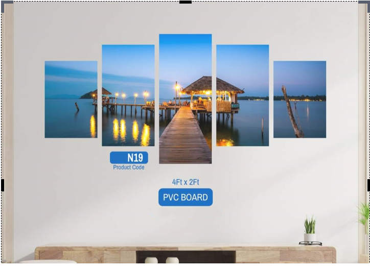 Picture of 5Pcs In 1 Set Wall Canvas Art printing