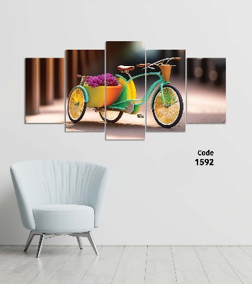 Picture of 5Pcs In 1 Set Wall Canvas Art printing