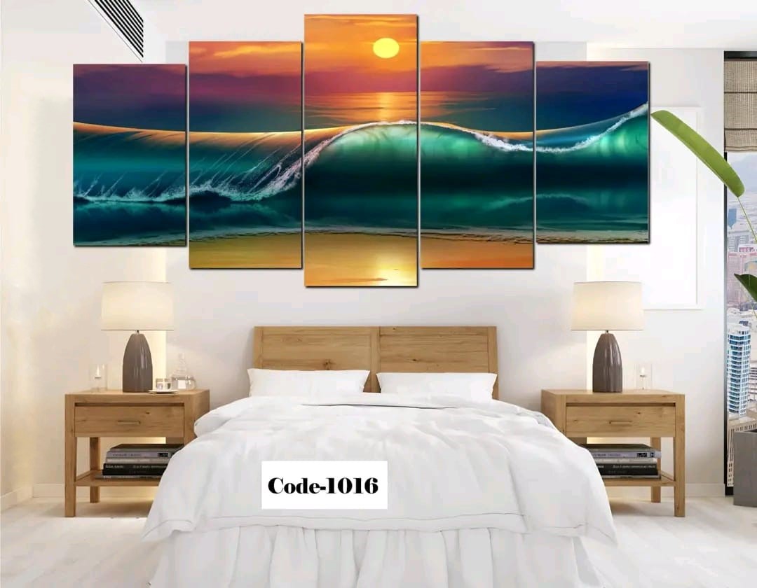 Picture of 5Pcs In 1 Set Wall Canvas Art printing