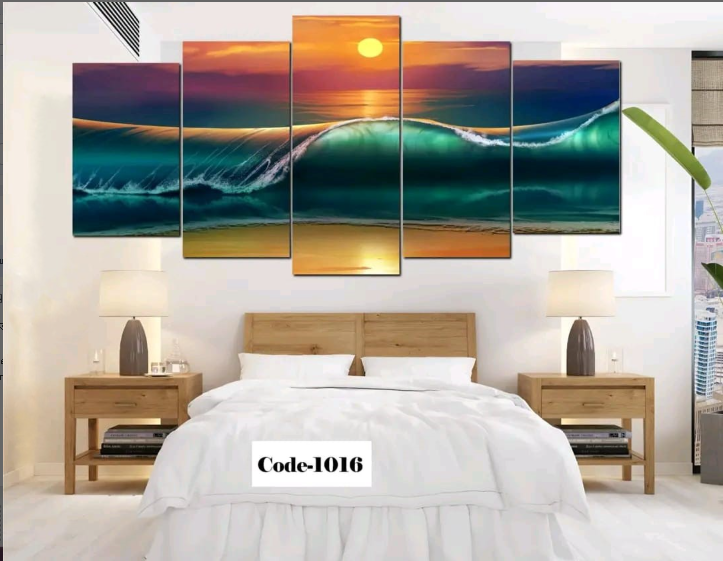 Picture of 5Pcs In 1 Set Wall Canvas Art printing