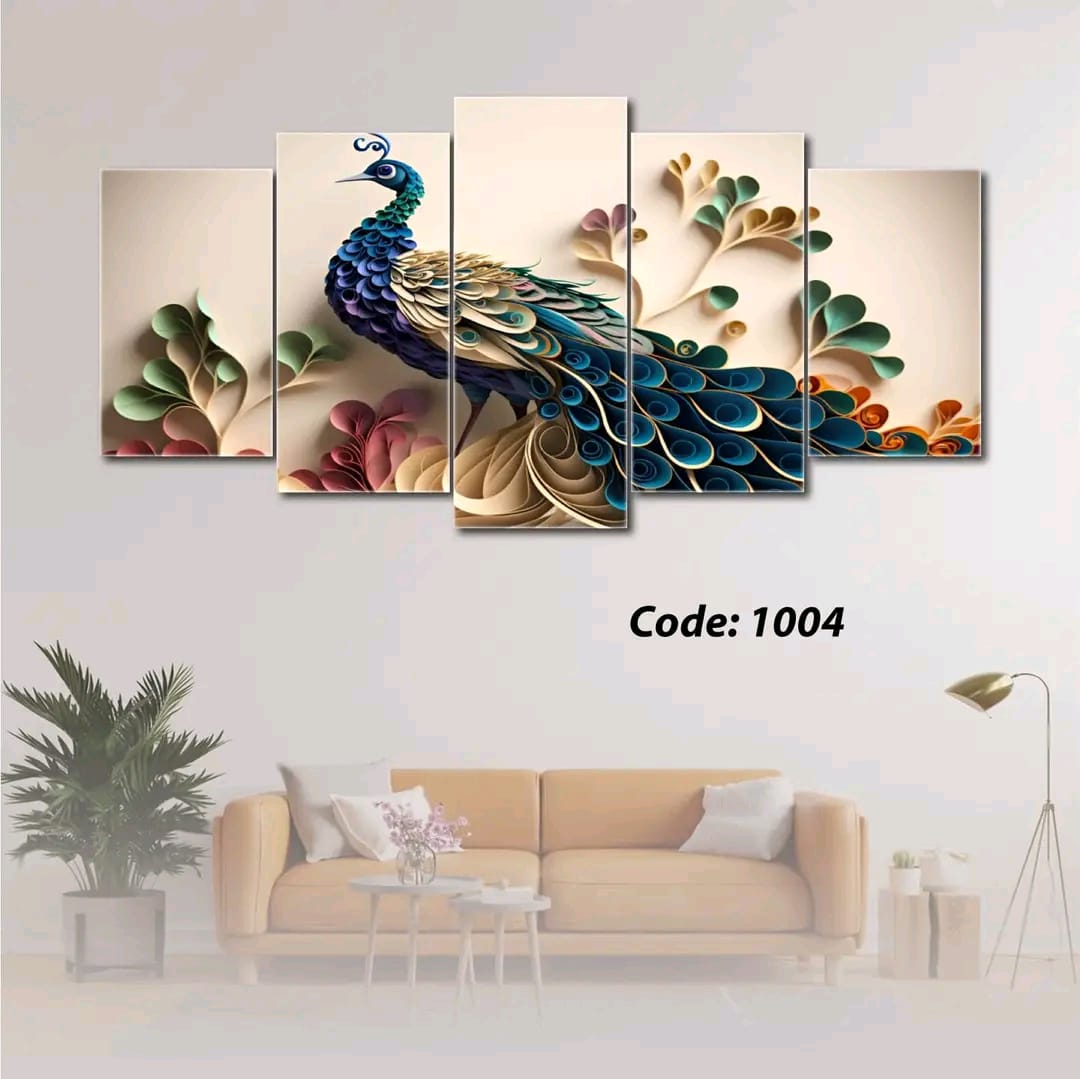 Picture of 5Pcs In 1 Set Wall Canvas Art printing