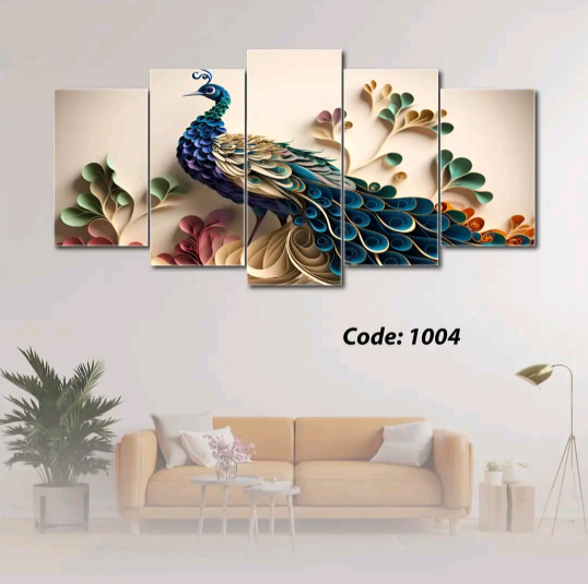 Picture of 5Pcs In 1 Set Wall Canvas Art printing