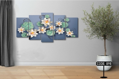 Picture of 5Pcs In 1 Set Wall Canvas Art printing