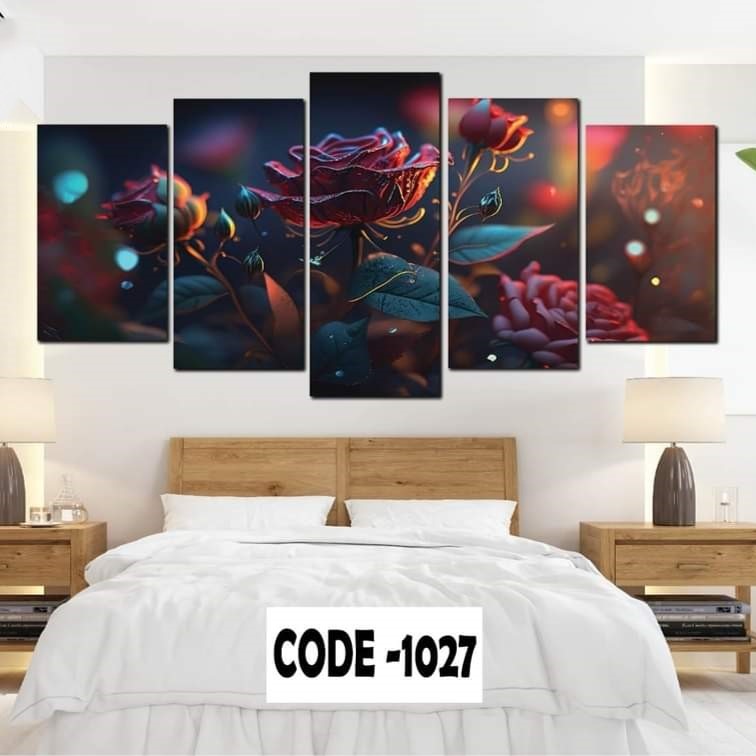 Picture of 5Pcs In 1 Set Wall Canvas Art printing