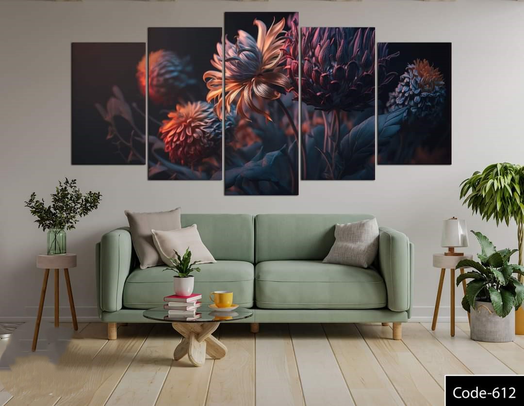 Picture of 5Pcs In 1 Set Wall Canvas Art printing