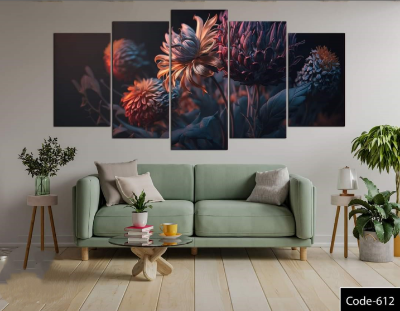 Picture of 5Pcs In 1 Set Wall Canvas Art printing