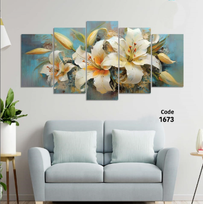 Picture of 5Pcs In 1 Set Wall Canvas Art printing