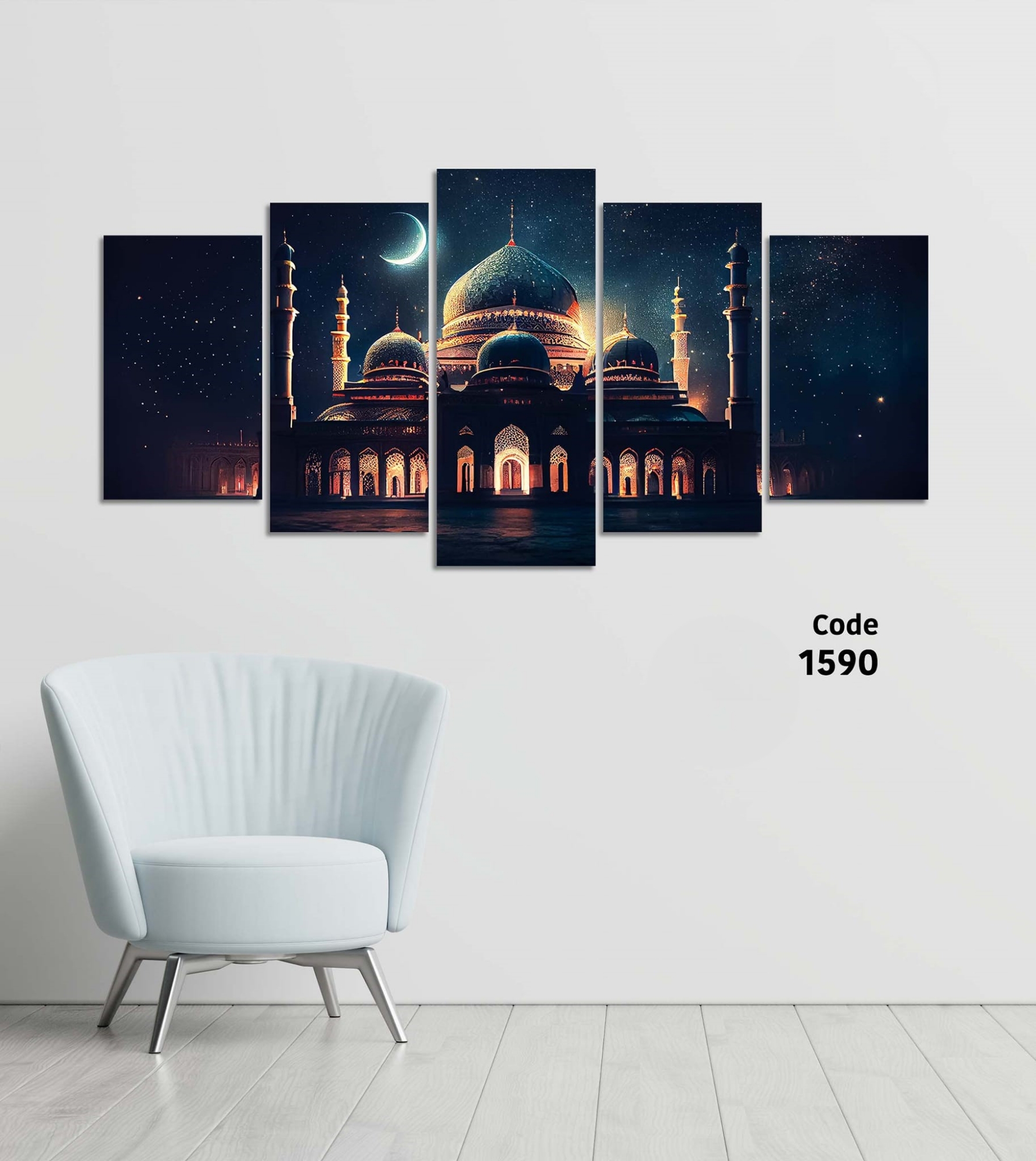 Picture of 5Pcs In 1 Set Wall Canvas Art printing