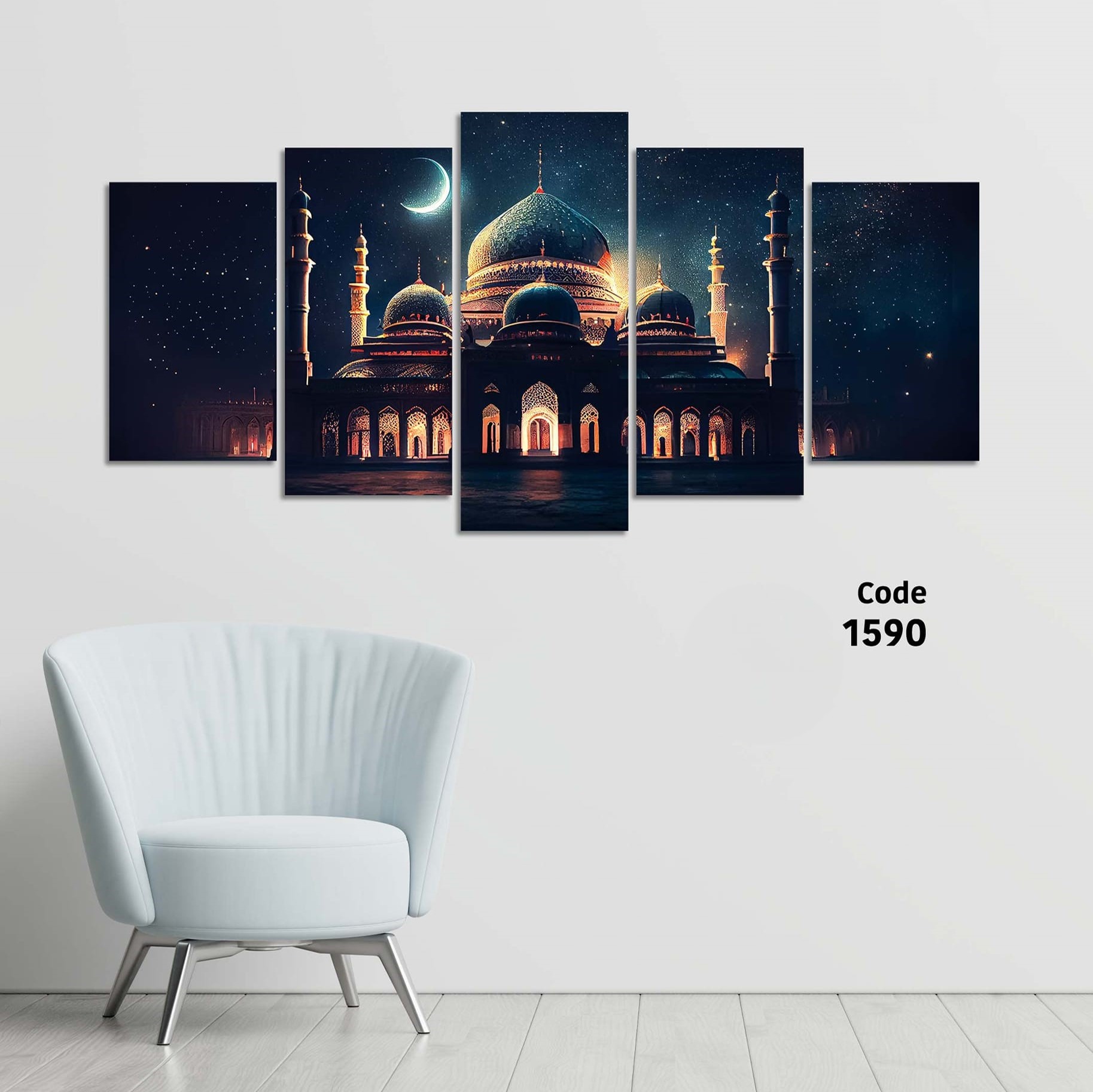 Picture of 5Pcs In 1 Set Wall Canvas Art printing