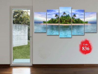 Picture of 5Pcs In 1 Set Wall Canvas Art printing