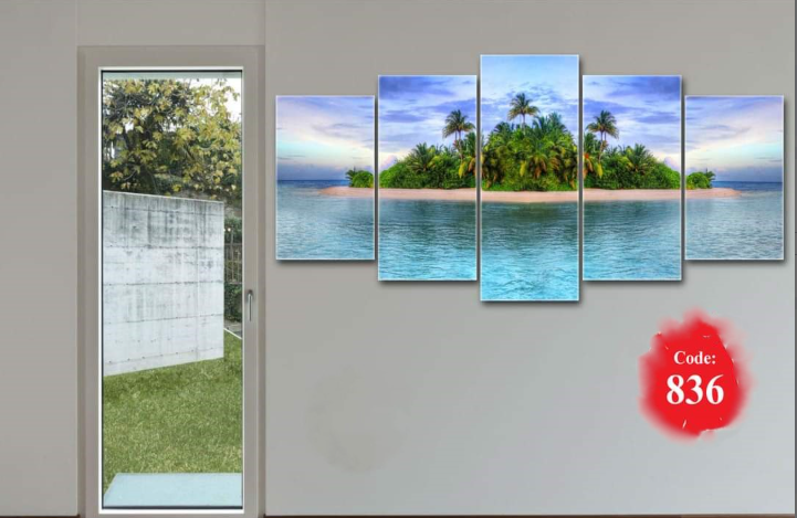 Picture of 5Pcs In 1 Set Wall Canvas Art printing