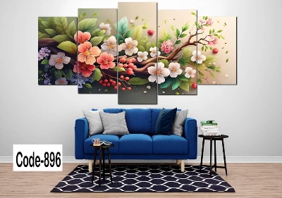 Picture of 18*36 inch 5Pcs In 1 Set Wall Canvas printing