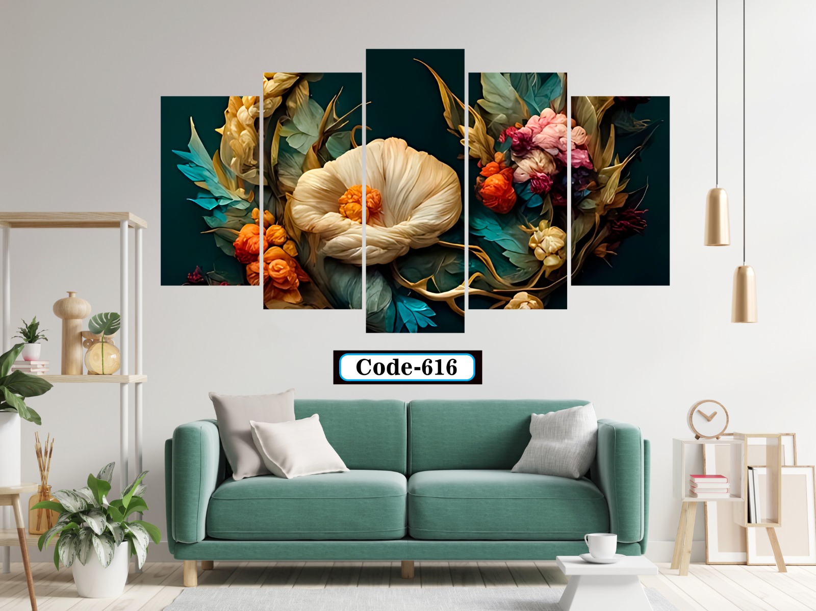 Picture of 18*36 inch 5Pcs In 1 Set Wall Canvas printing