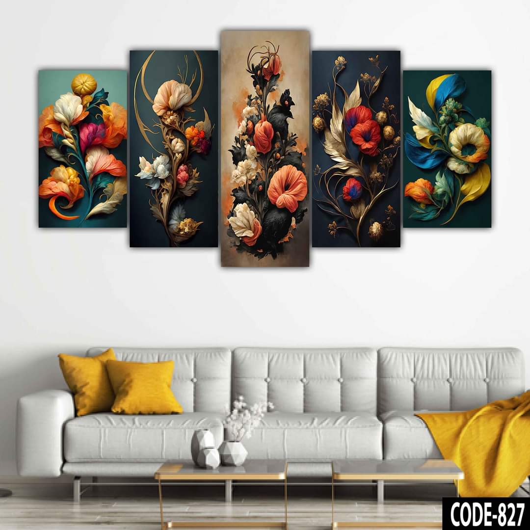 Picture of 18*36 inch 5Pcs In 1 Set Wall Canvas printing