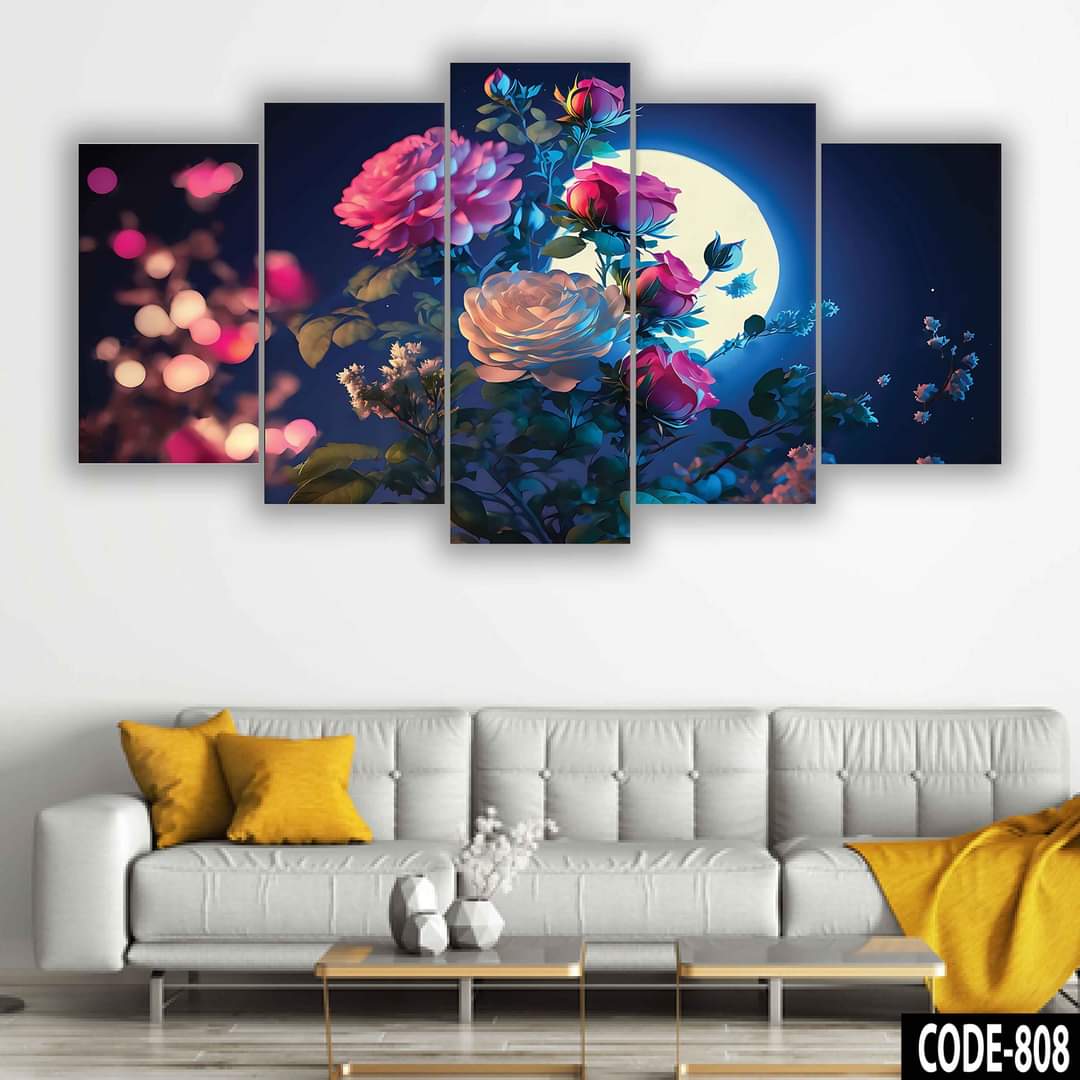 Picture of 18*36 inch 5Pcs In 1 Set Wall Canvas printing