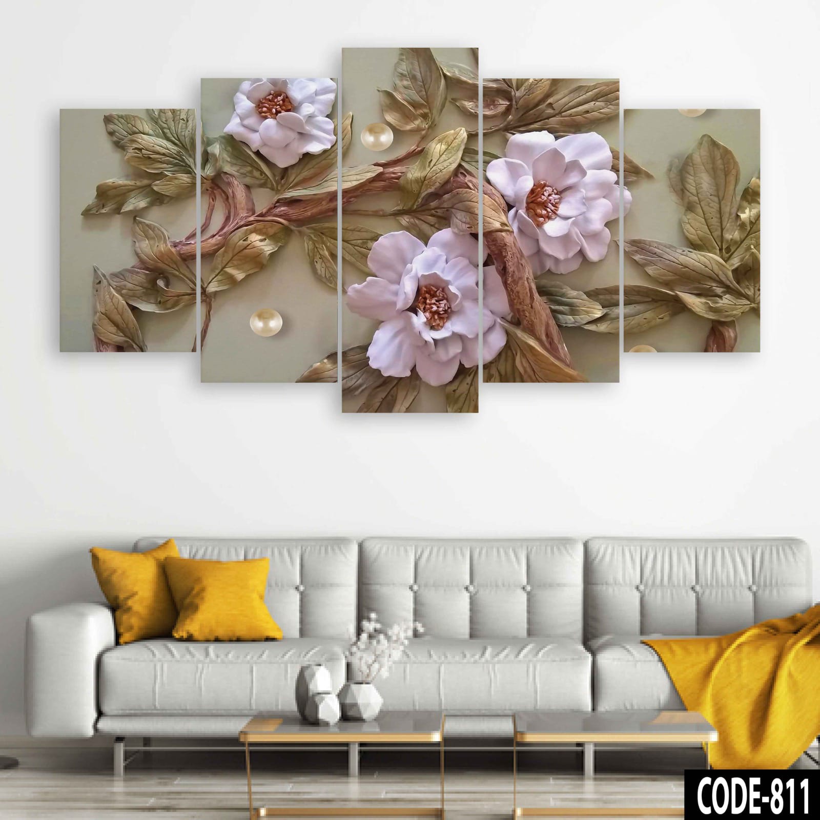 Picture of 18*36 inch 5Pcs In 1 Set Wall Canvas printing