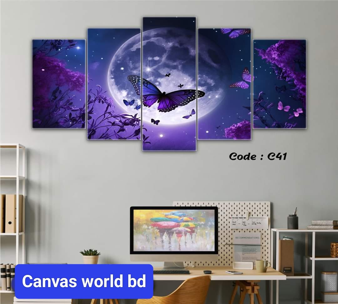 Picture of 18*36 inch 5Pcs In 1 Set Wall Canvas printing . room decor