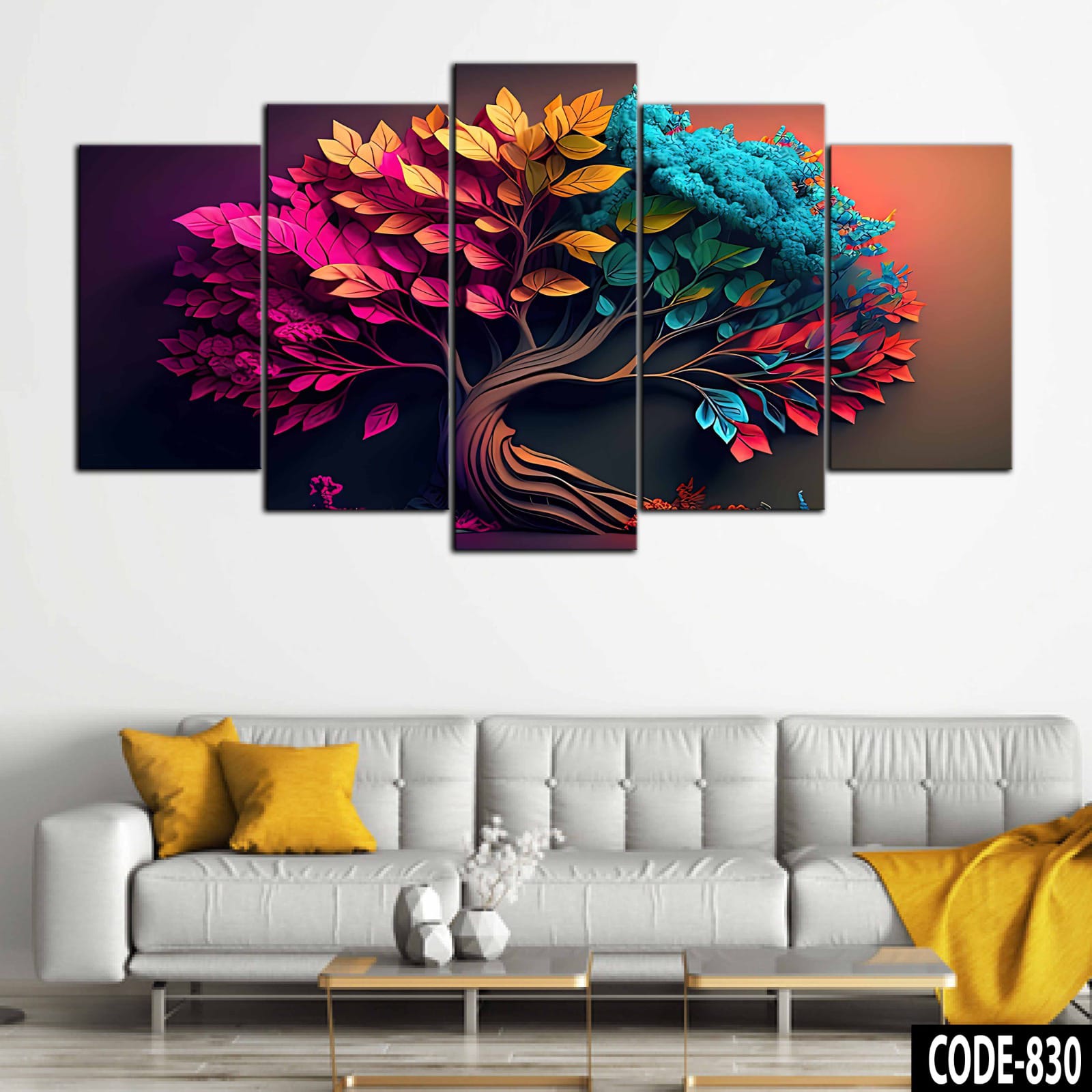Picture of 5Pcs In 1 Set Wall Canvas printing code#