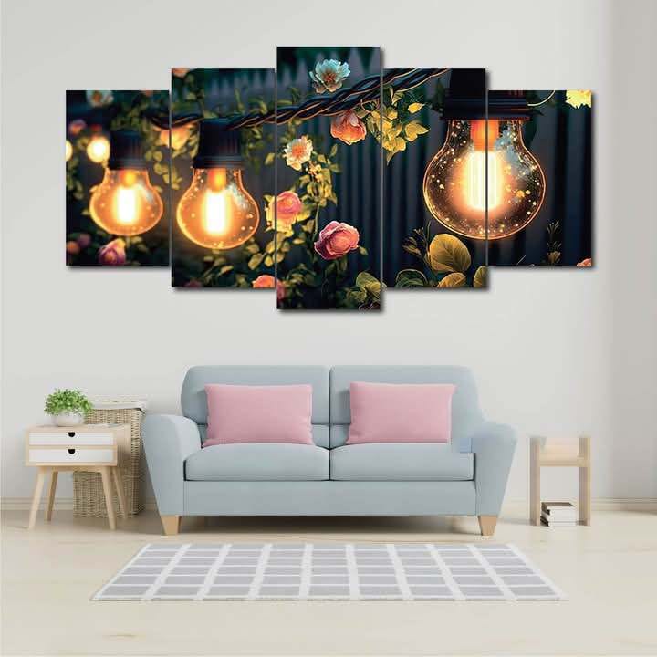 Picture of 5Pcs In 1 Set Wall Canvas Art printing