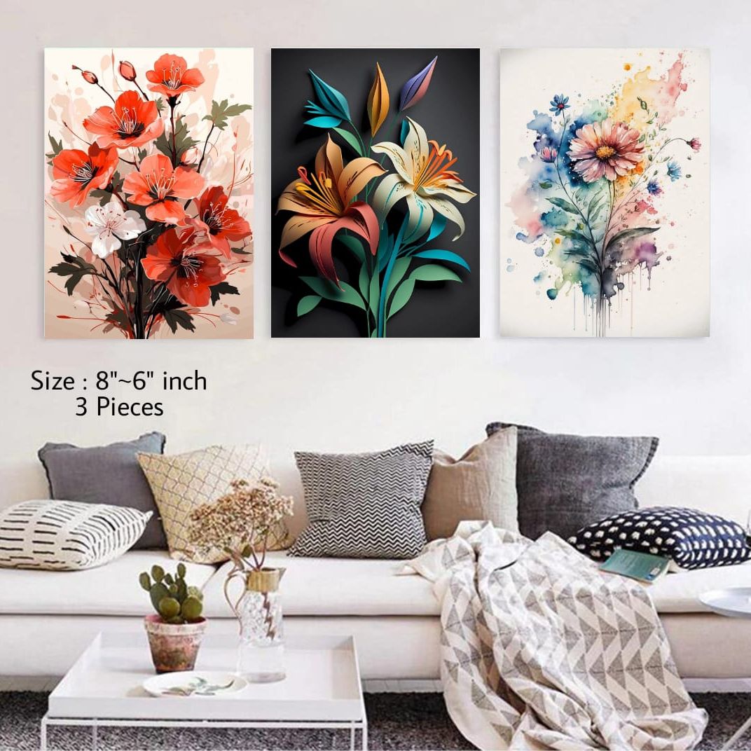 Picture of 3 pcs Most Unique Combo Wallboard set for Home Decoration. Wall Decoration for Home and Office