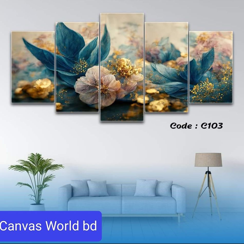 Picture of 5Pcs In 1 Set Wall Canvas Art printing