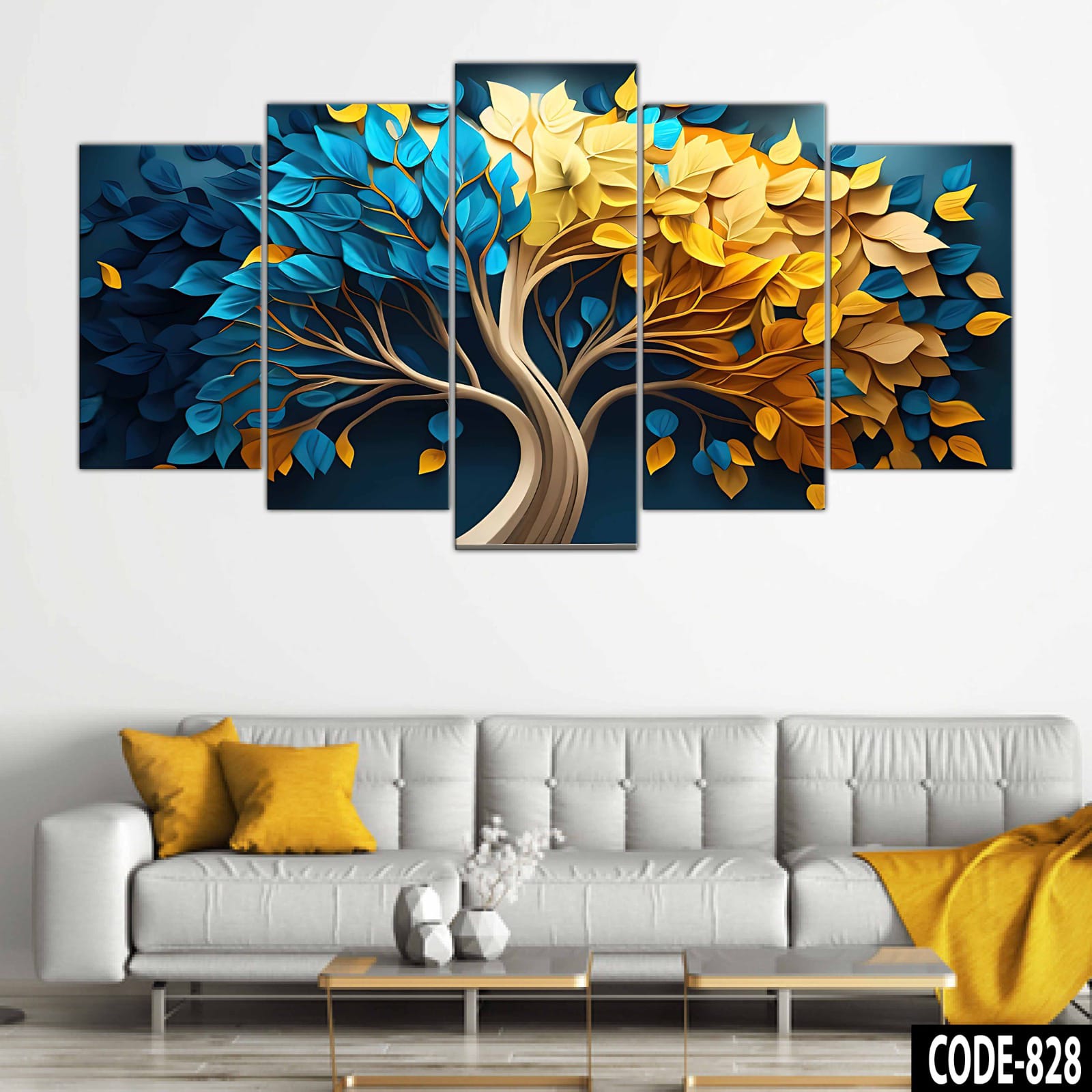 Picture of 5Pcs In 1 Set Wall Canvas Art printing