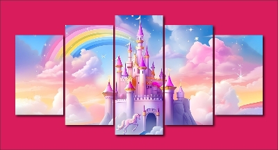 Picture of 5Pcs In 1 Set Wall Canvas Art printing