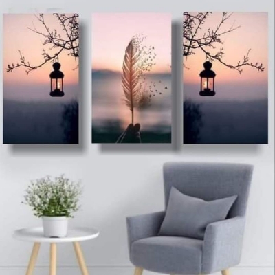 Picture of 3 pcs Most Unique Combo Wallboard set for Home Decoration. Wall Decoration for Home and Office