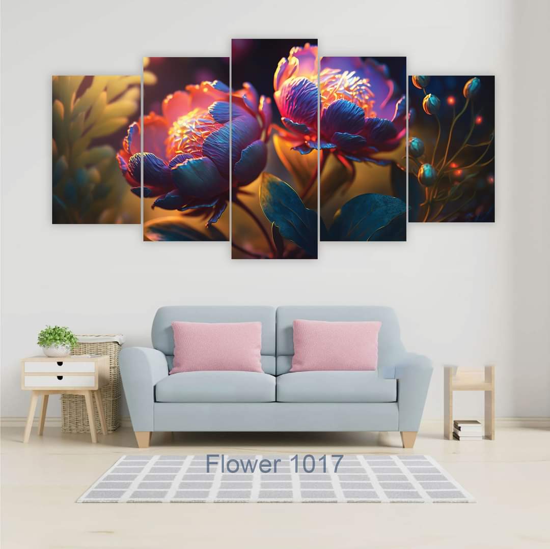 Picture of 5Pcs In 1 Set Wall Canvas Art printing