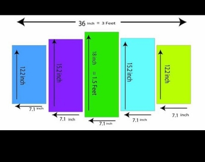 Picture of premium Design 5pes in1set Wallmate Home Decoration..