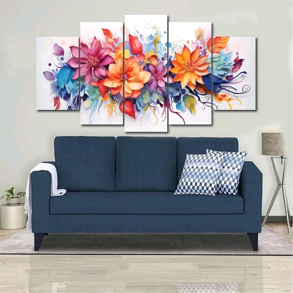 Picture of 5Pcs In 1 Set Wall Canvas printing