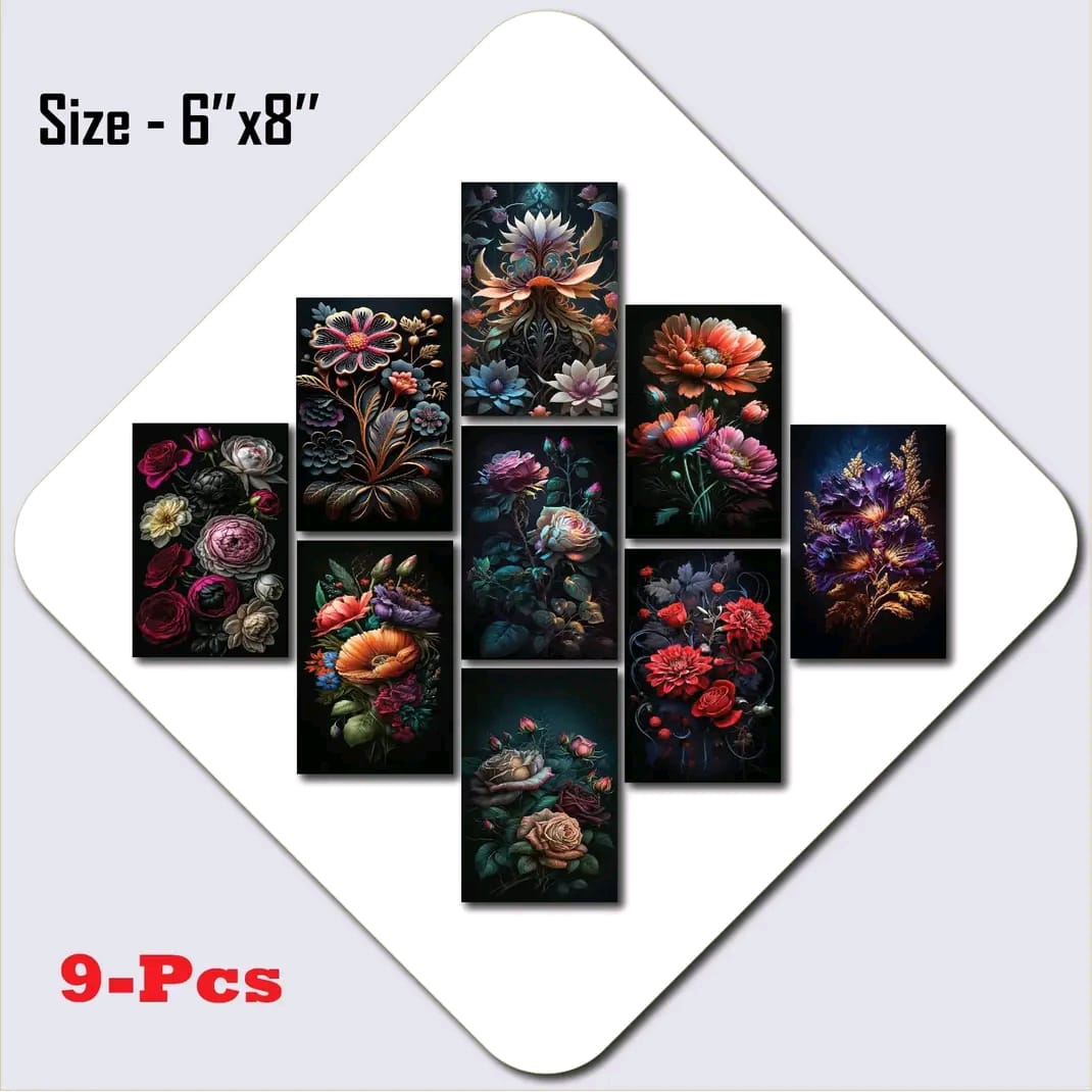 Picture of 9 pcs Most Unique Combo Wallboard set for Home Decoration. Wall Decoration for Home