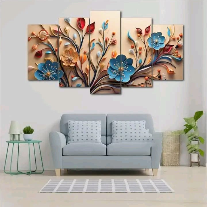 Picture of 5Pcs In 1 Set Wall Canvas printing