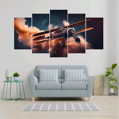 Picture of 5Pcs In 1 Set Wall Canvas printing