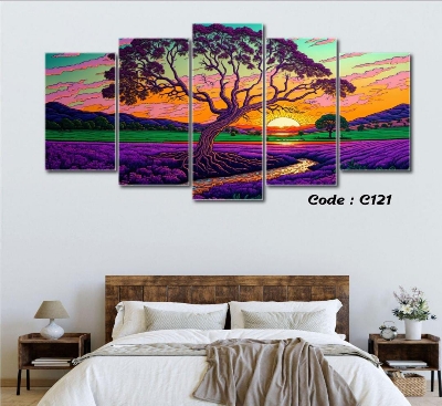 Picture of 5Pcs In 1 Set Wall Canvas printing