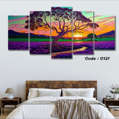 Picture of 5Pcs In 1 Set Wall Canvas printing