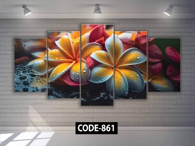 Picture of 5Pcs In 1 Set Wall Canvas printing
