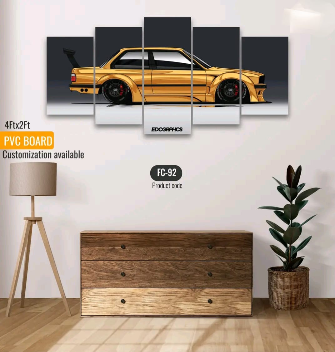 Picture of 5Pcs In 1 Set Wall Canvas printing