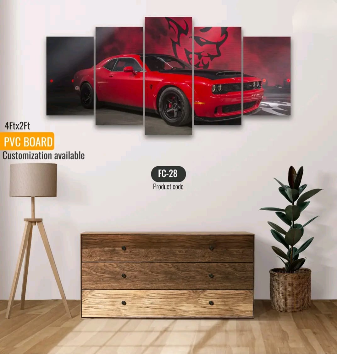 Picture of 5Pcs In 1 Set Wall Canvas printing