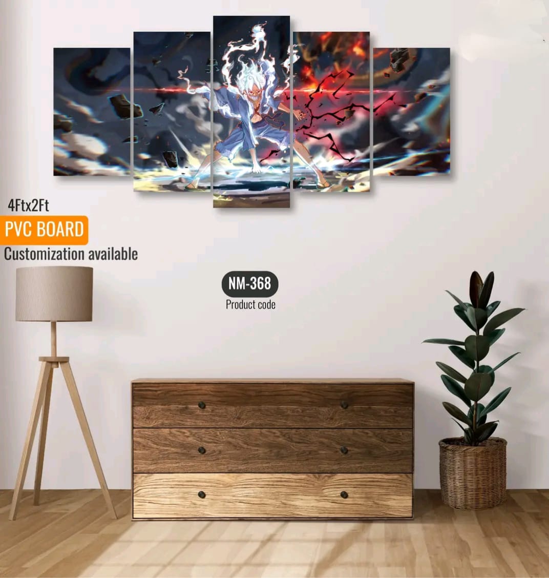 Picture of 5Pcs In 1 Set Wall Canvas printing